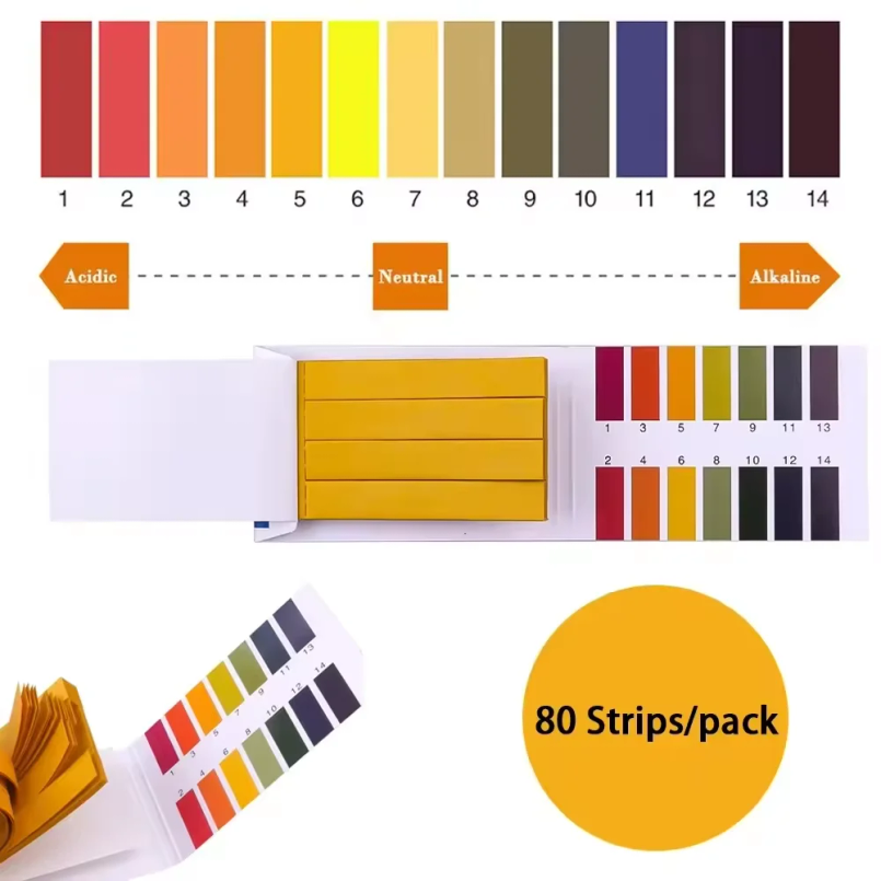 Ph Strip Test - 80 Strisce/Confezione Strisce Reattive PH Misuratore