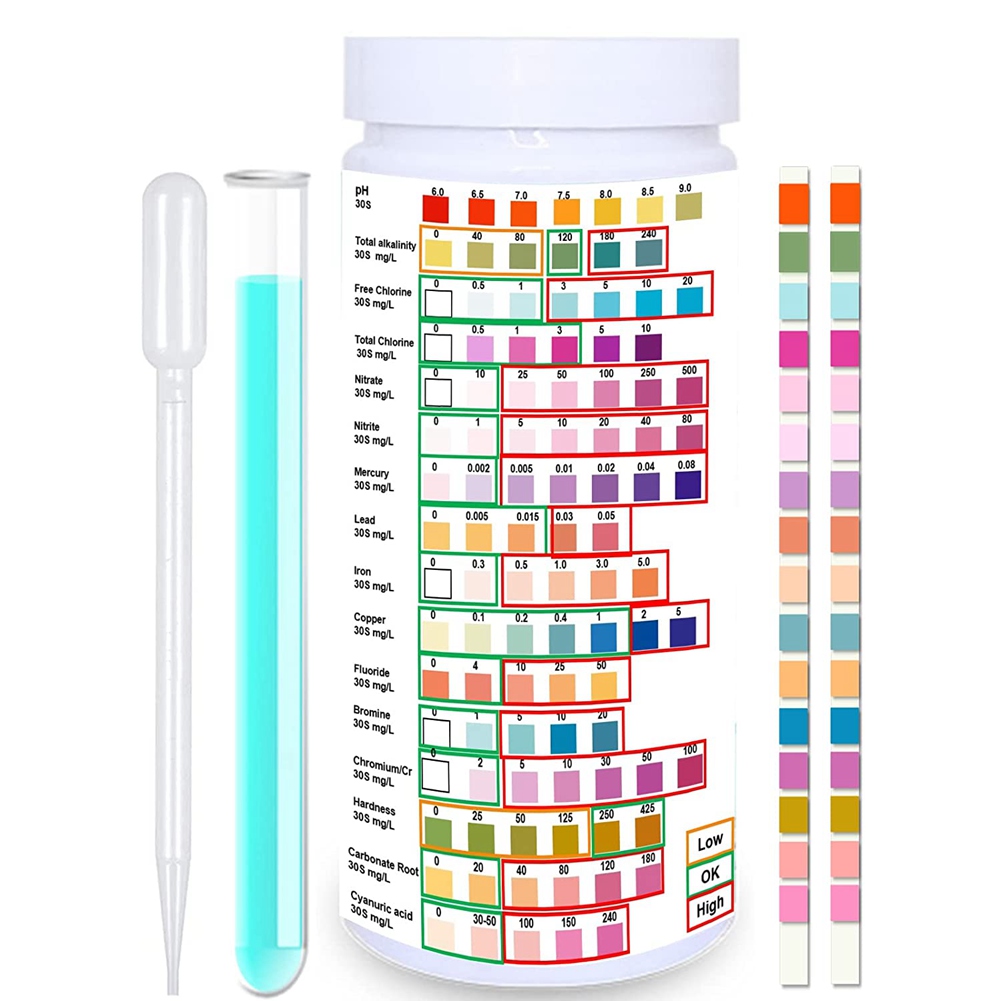 Ph Strip Test - Strisce reattive per acqua potabile-livello EPA