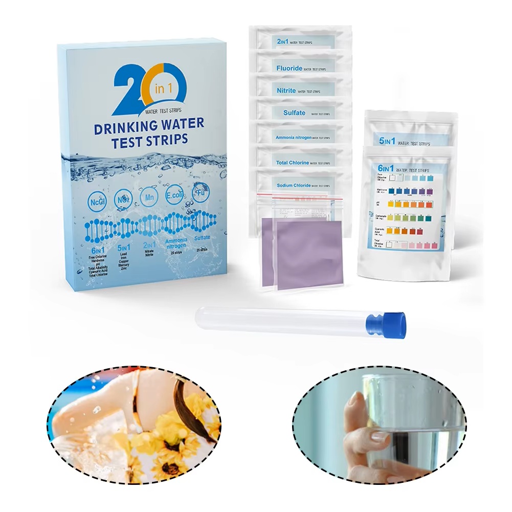 Ph Strip Test - YAGO Kit di Test dell'Acqua 20