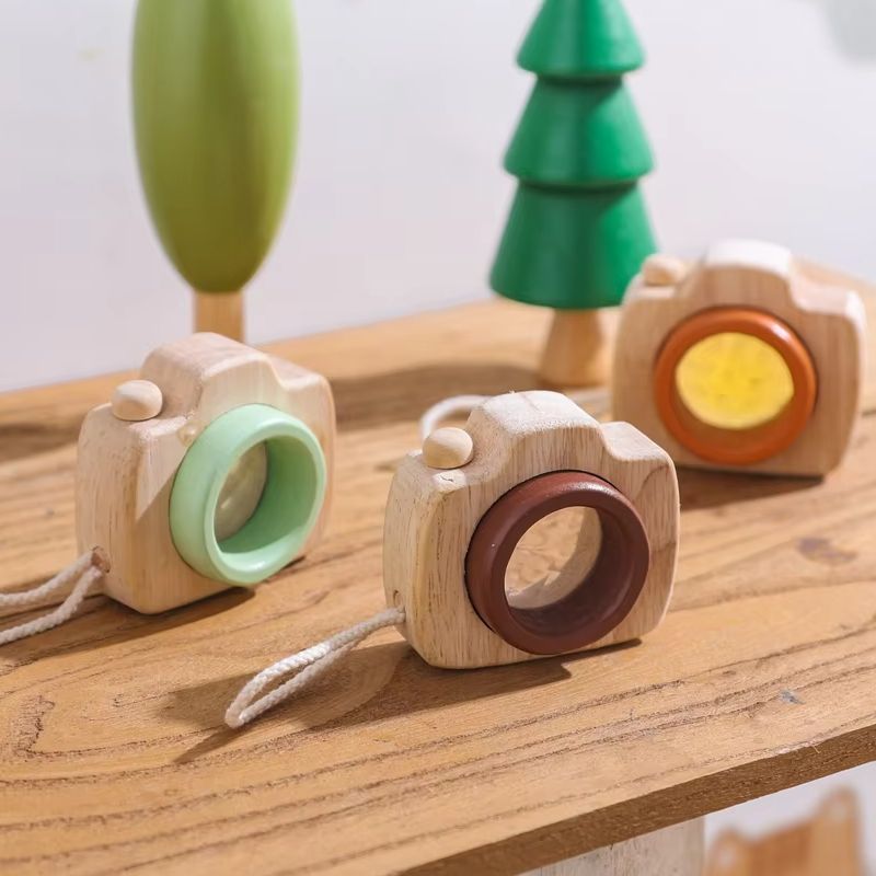 Science Kit - Lente d'Ingrandimento in Legno a Forma