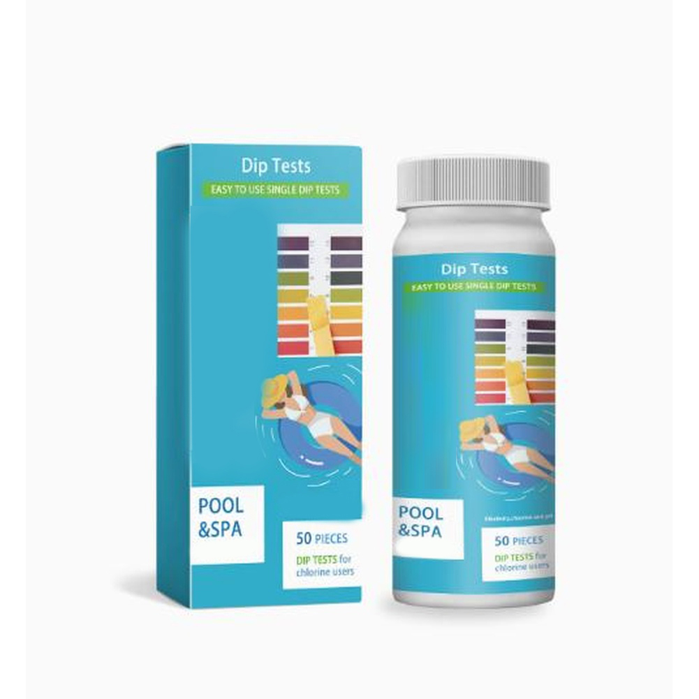 Ph Strip Test - Strisce per Test Piscina 3-in-1 per