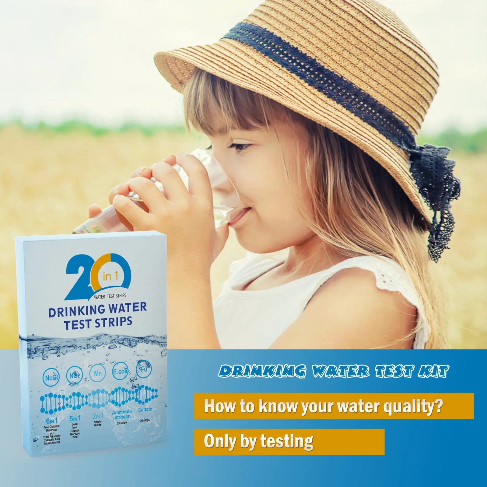 YAGO Kit di Test dell'Acqua 20 - Ph Strip Test recensione e prezzo