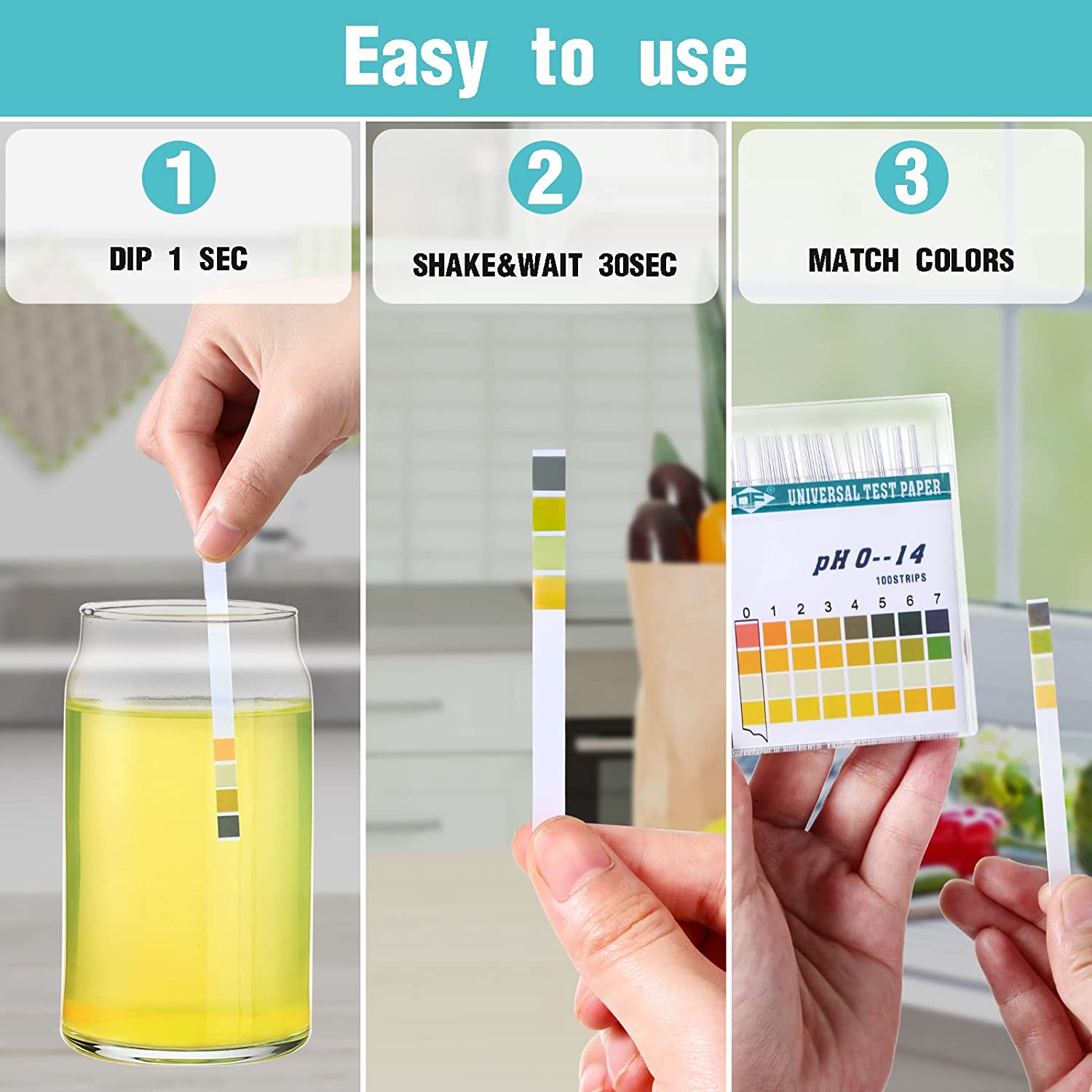 100 strisce 0-14 PH Indicatore - Ph Strip Test recensione e prezzo